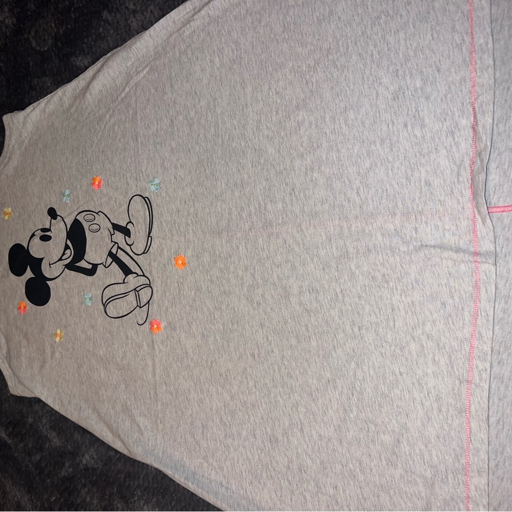 GAP Kids Casual Dress - Gray with Mickey Mouse Design